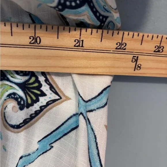 NWT Chico’s Blue and green tunic top size 3/xlarge 100% rayon breezy summer - Picture 8 of 8